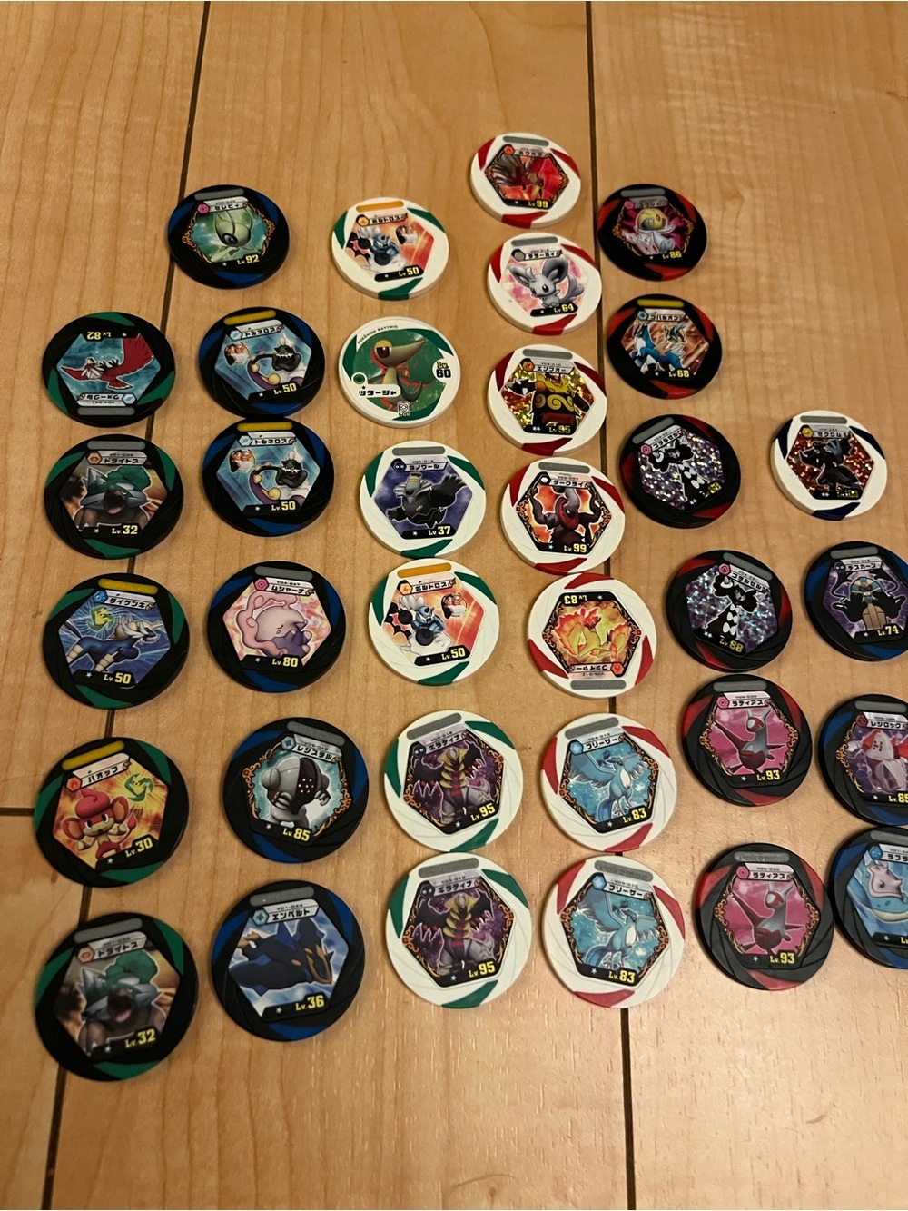 Pokemon Battrio Medal Coin Toy Lot Goods Takara Tomy Large set of 34 pieces